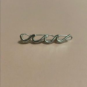 Pura Vida Wave Hair clip (Silver)